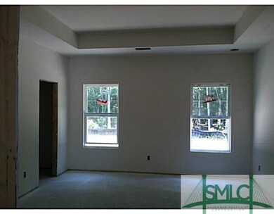 Master Bedroom. Trey ceiling in master with recess