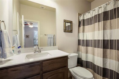 Having an attached bathroom for the downstairs bed