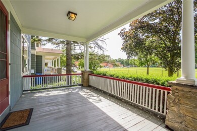 This Large Open Porch is great to catch a summer b