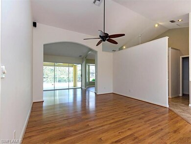 Oversized living room and vaulted ceilings