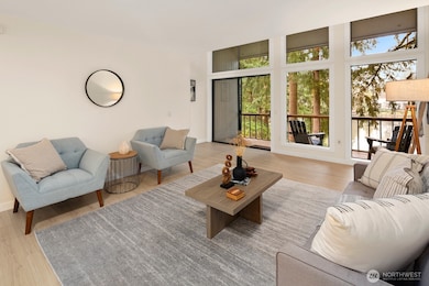 Enjoy the water view, while relaxing in the living room.