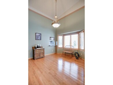 The Dining Room has beautiful oak hardwood floorin