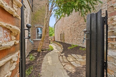 Beautiful private walk up to front door.
