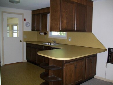 Partial kitchen  area