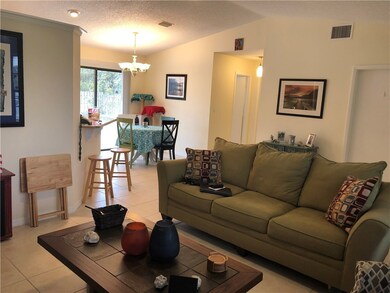Open living to dining & kitchen