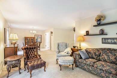 living room to dining