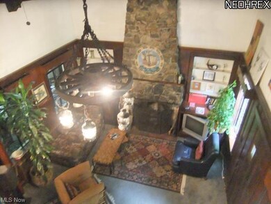 View of great room from the loft...notice built in