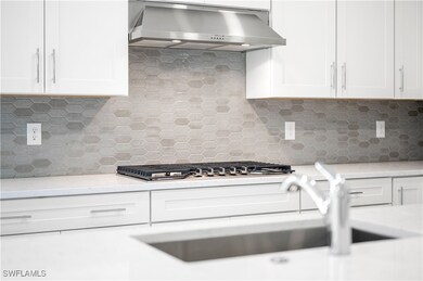 Gas cooktop and stainless steel hooded vent