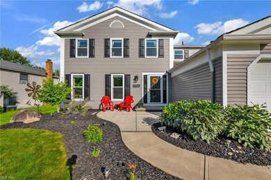 View of front of property with garage