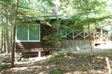 Log cabin exterior