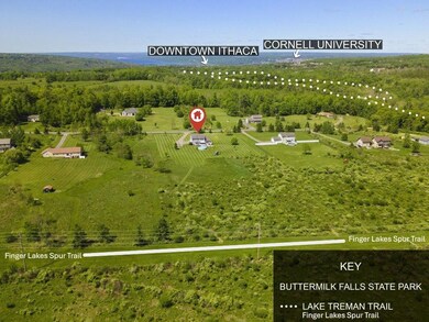 Nestled on 5 beautiful acres bordering the Finger