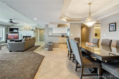 Step inside the unit to notice; tall ceilings, gre