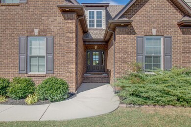 Landscaped entrance
