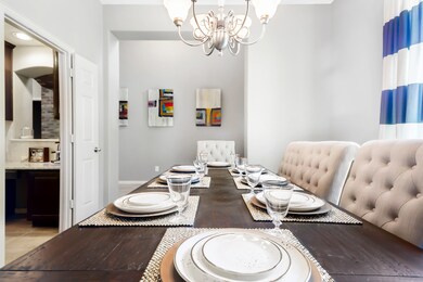 View of the dining room.