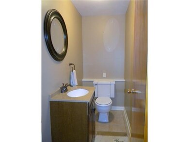 Bathroom. Updated Powder room conveniently located