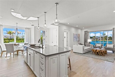 Model View of Dining and Great Room from Kitchen
