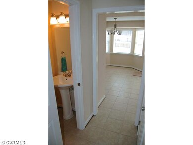 Breakfast Nook - Half Bath ( Crown molding in bath