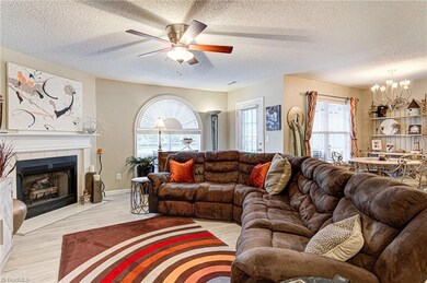 Living Room open to dinning and kitchen area.