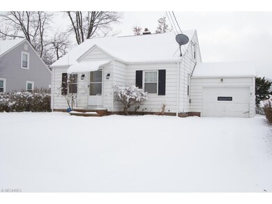 One car attached garage.