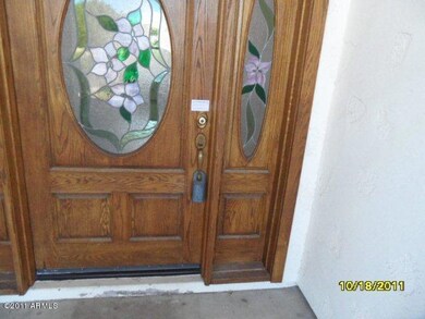 STAINED GLASS ENTRY DOOR