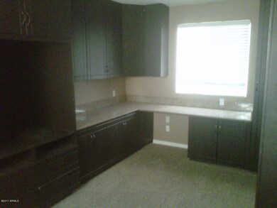 Office with Custom Cabinets