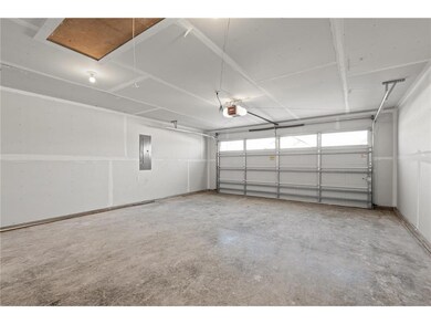 Sheet rocked 20' wide by 24' deep garage that is f