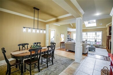 The open floor plan is welcoming and functional from the moment you walk in the home.
