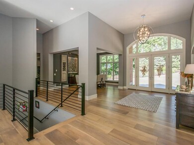 Grand entry and formal dining room