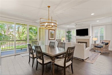 Separate dining area