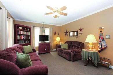Living Room. New carpet in the living room & newly