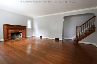 View from front entrance to Living Room