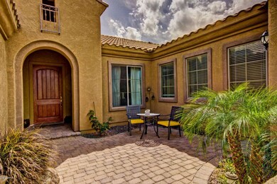 gated courtyard