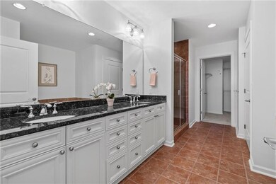 Newly renovated primary bath.