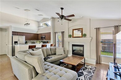 LIVING ROOM WITH FIREPLACE
