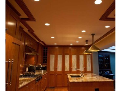 Kitchen. The gourmet kitchen is beautifully design