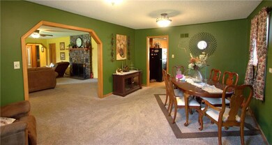 Big dining space perfect for entertaining