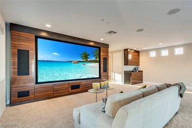 HOME THEATER:The LOFT overlooking the living room