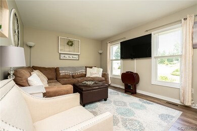 Living/Family Room that connects to the kitchen