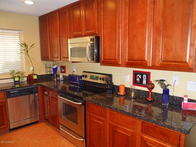 Granite Counter Tops in Roomy Kitchen