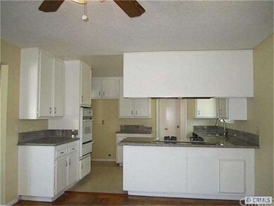 Kitchen with new granite counter top