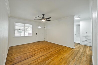 Foyer entrance featuring light wood finished floor