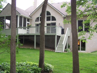 Rear of home