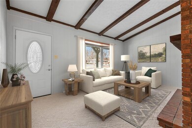 Virtually Staged Living Room 