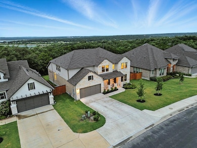 View from above of property