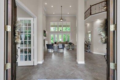 Light and bright two story entry