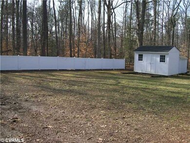 Other - back yard & shed & vinyl privacy fence
