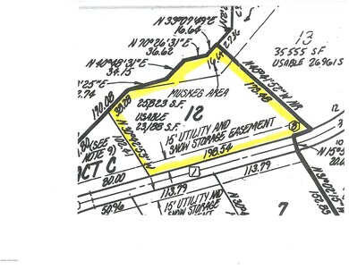 enlarged view of lot 12