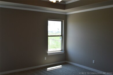 Master with tray ceilings.