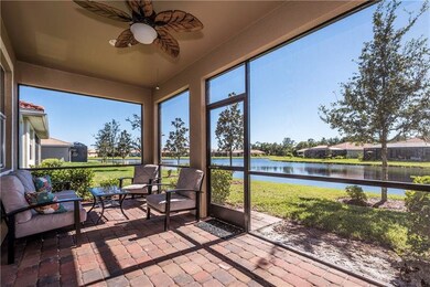 Gorgeous screened in lanai with a beautiful view o