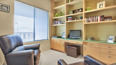 DEN W/ CUSTOM BUILT-INS